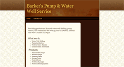 Desktop Screenshot of barkerwell.com