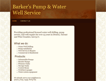 Tablet Screenshot of barkerwell.com